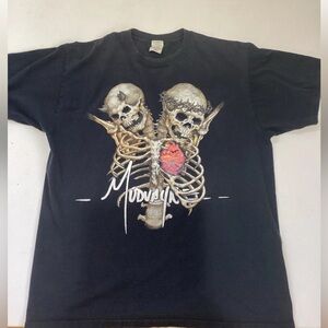 Vintage Mudvayne Skull Promo Shirt Dual Sided 90s